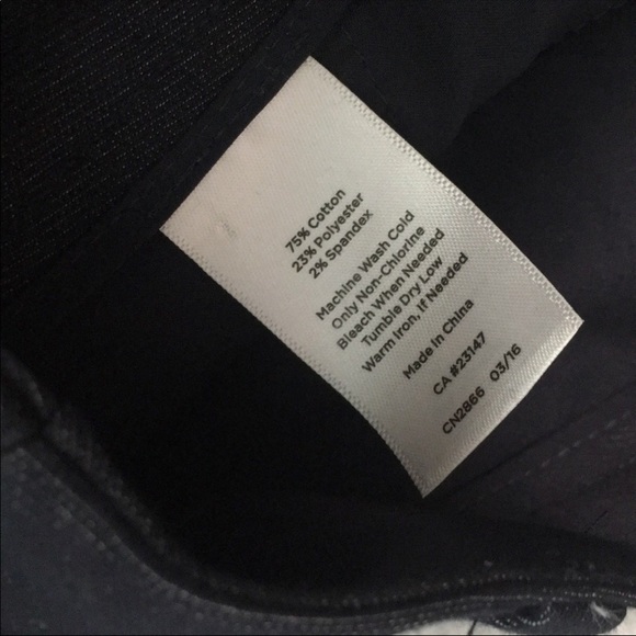 Talbots Raleigh Trouser Pants Size 12 High Rise Dark Blue Career Office - Picture 5 of 12